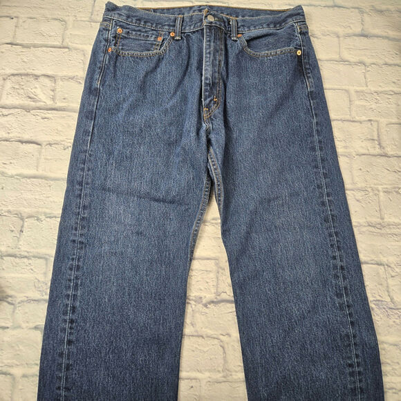 Levi's 505 Straight Leg Jeans size 36 - Picture 3 of 16